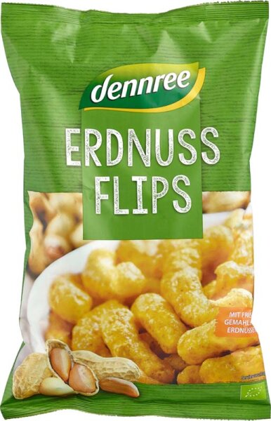 dennree Erdnussflips bio