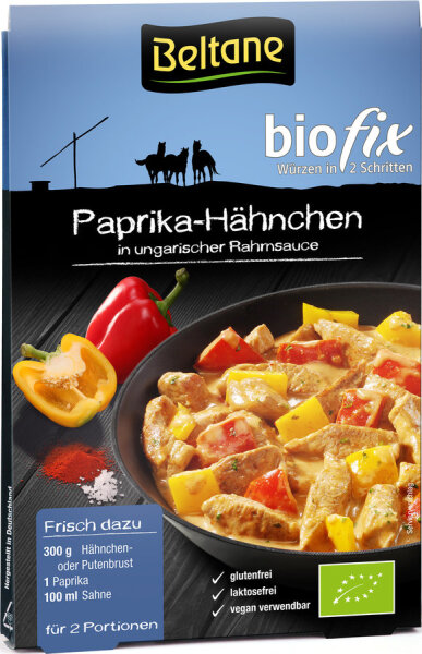 Beltane biofix Paprika Hähnchen bio