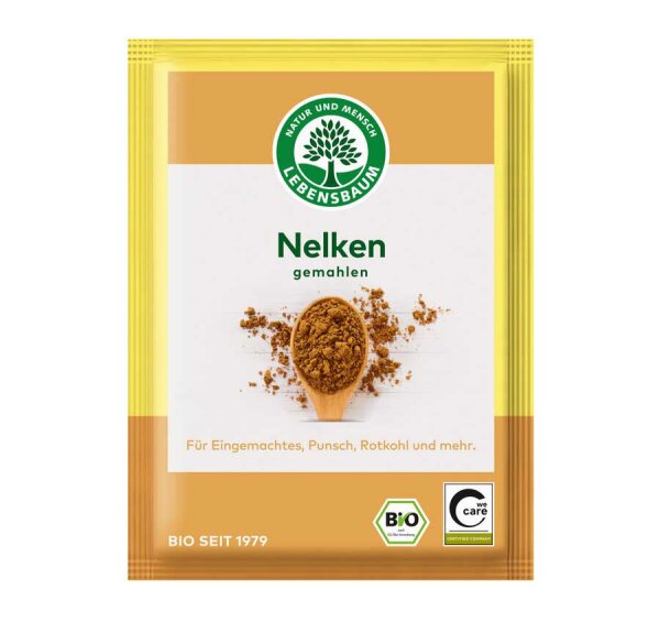 Lebensbaum Nelken, gemahlen bio