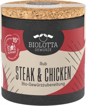BioLotta Steak & Chicken Rub Gewürzzubereitung bio 