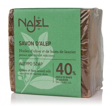 Najel Aleppo-Seife 40% Lorbeeröl 