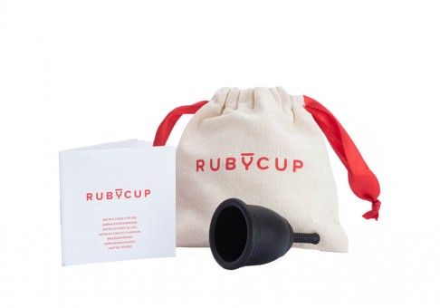 Ruby Cup Menstruationstasse S - schwarz 