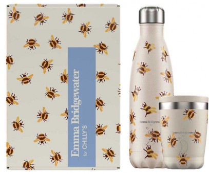 Chilly’s Bottles Emma Bridgewater Bees Polka Geschenkset 
